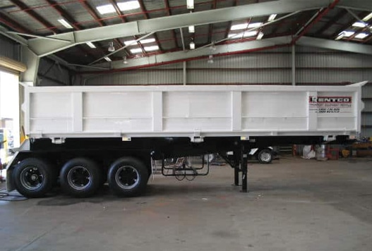 Tipper trailer for hire from Rentco